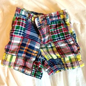 Ralph Lauren baby plaid shorts
